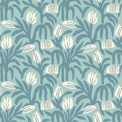 Hoopla Walls Chunky Flower Denim
