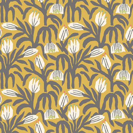 Hoopla Walls Chunky Flower Mustard