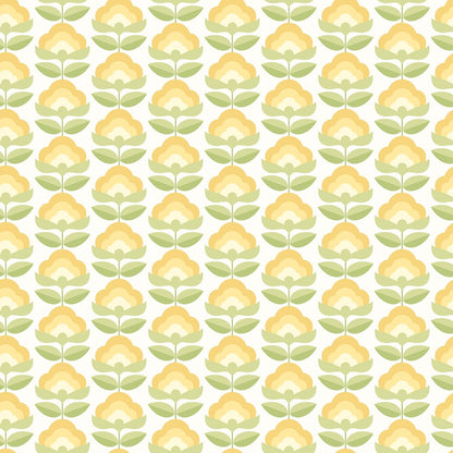 Hoopla Walls Retro Flower Sunshine