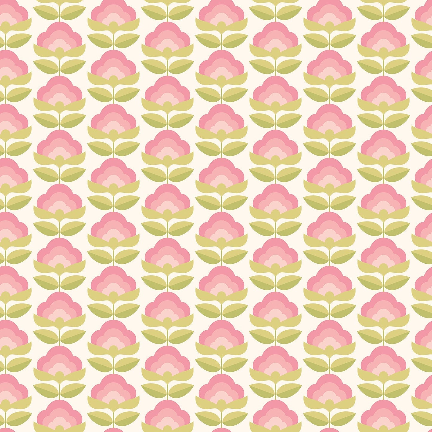 Hoopla Walls Retro Flower Rose Apple