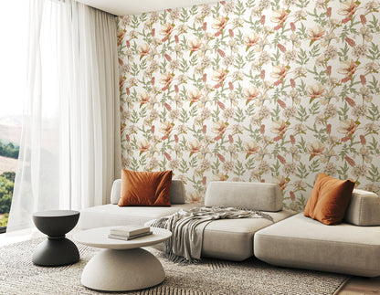 Hoopla Walls Orchid Bloom Sage Hazel