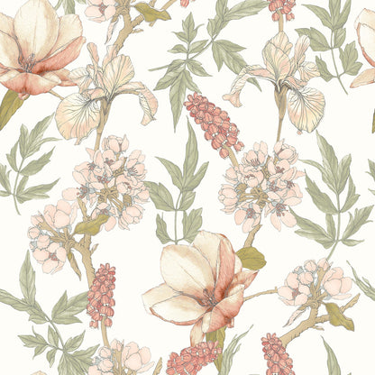 Hoopla Walls Orchid Bloom Sage Hazel