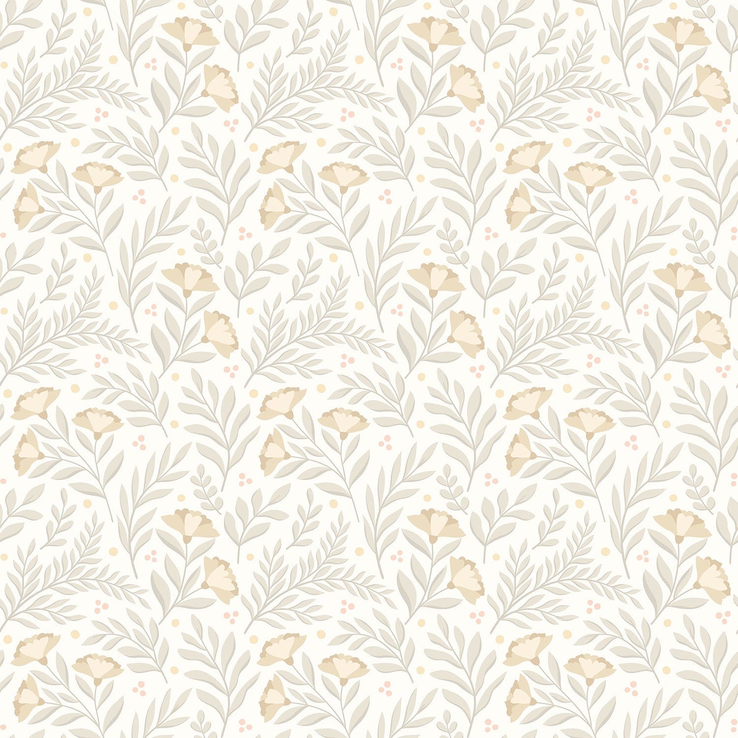 Hoopla Walls Petite Posy Stone Linen