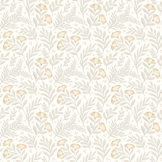 Hoopla Walls Petite Posy Stone Linen
