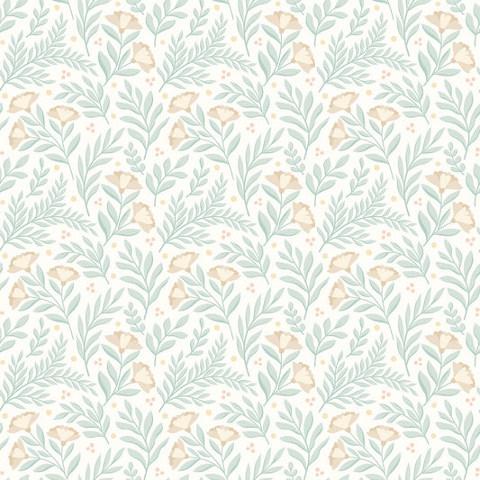 Hoopla Walls Petite Posy Seafoam