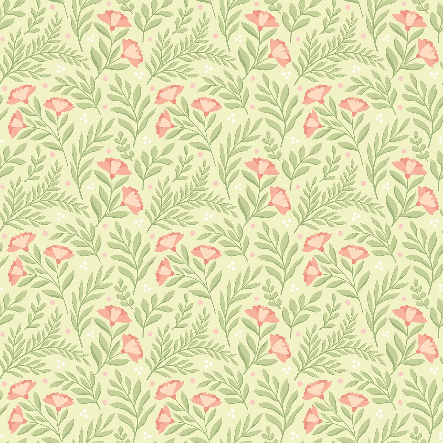 Hoopla Walls Petite Posy Apricot Fern