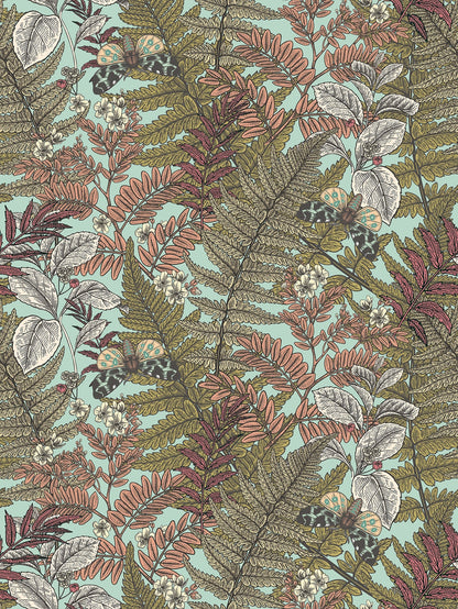 Hoopla Walls Wild Ferns Rosehip