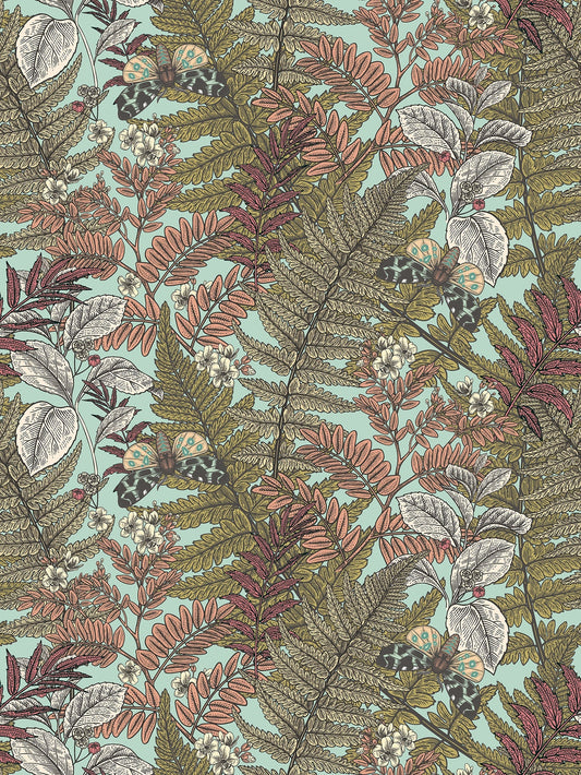 Hoopla Walls Wild Ferns Rosehip