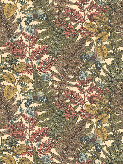 Hoopla Walls Wild Ferns Warm Spice - Hot Tub Shop