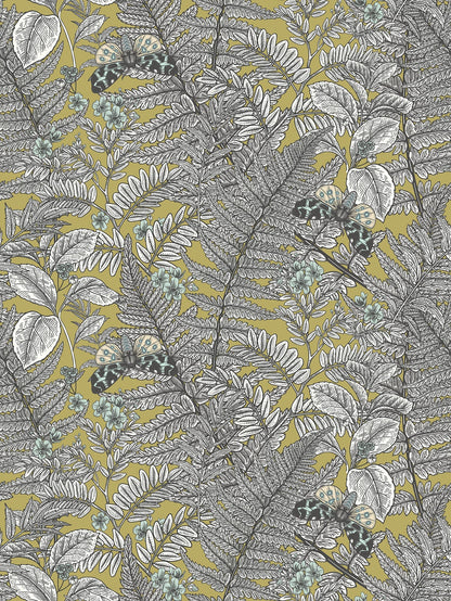 Hoopla Walls Wild Ferns Olive - Hot Tub Shop