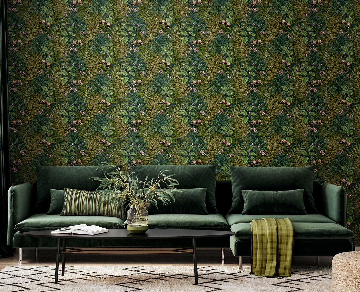 Hoopla Walls Wild Ferns Forest Mix