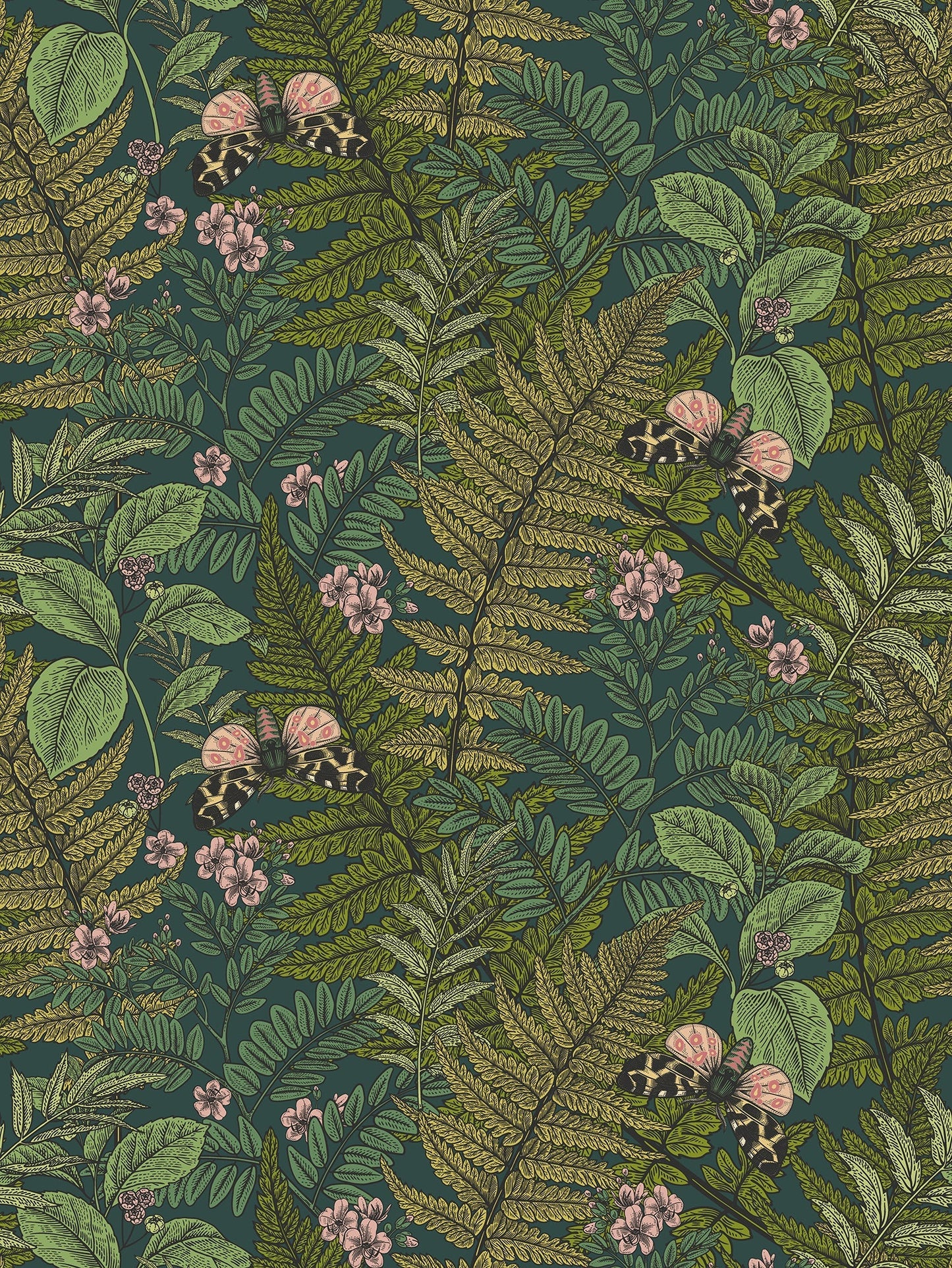 Hoopla Walls Wild Ferns Forest Mix