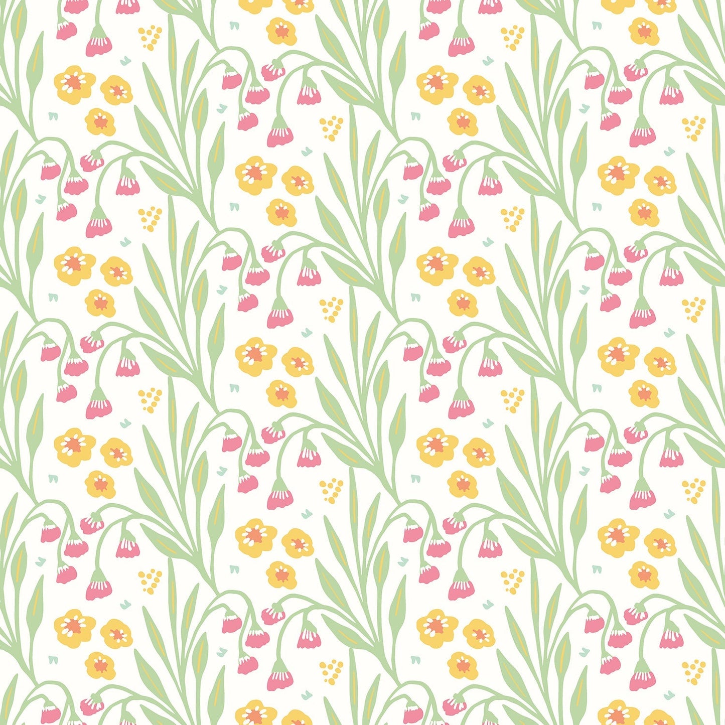 Hoopla Walls Meadow Stripe Spring Bloom