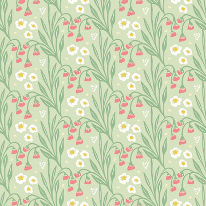 Hoopla Walls Meadow Stripe Pistachio
