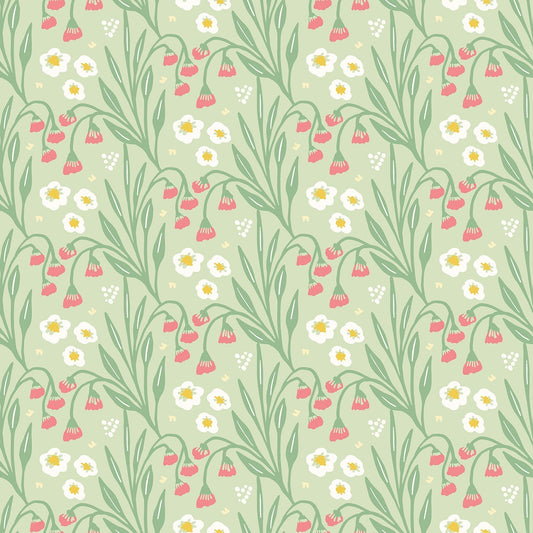 Hoopla Walls Meadow Stripe Pistachio