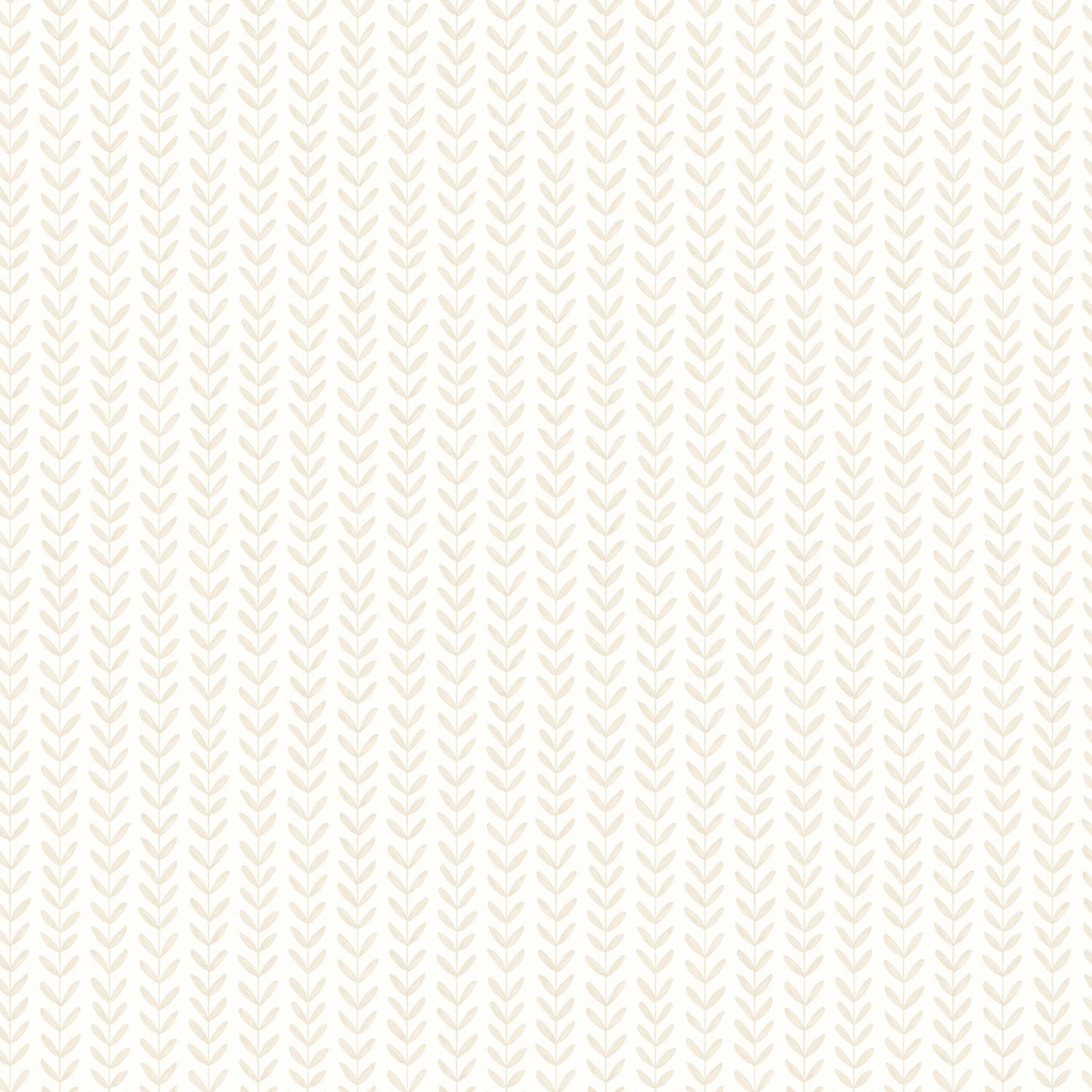 Hoopla Walls Ditsy Leaf Stripe Linen