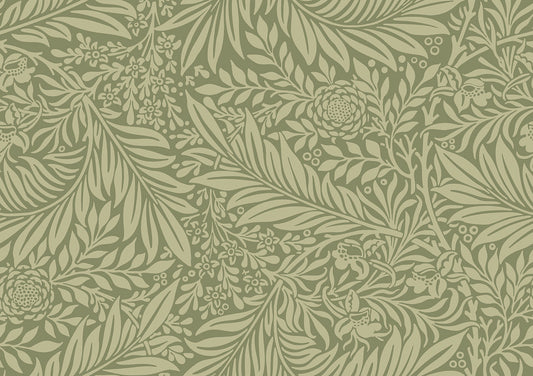 Hoopla Walls Leaf Vine Olivine