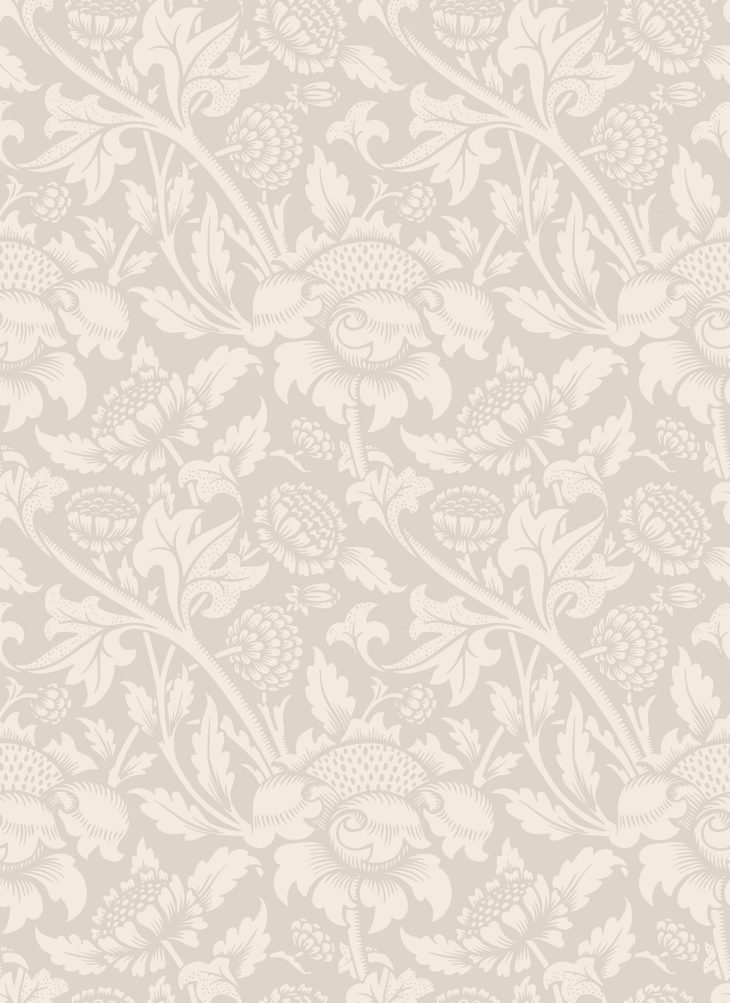 Hoopla Walls Damask Trail Stone