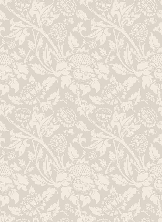 Hoopla Walls Damask Trail Stone