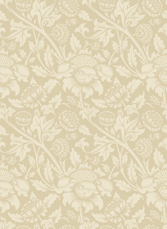 Hoopla Walls Damask Trail Hemp