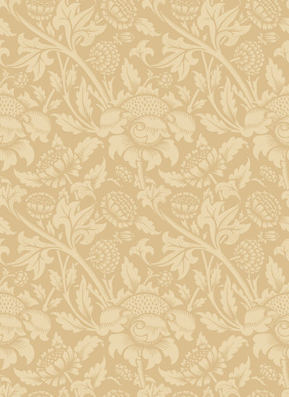 Hoopla Walls Damask Trail Gold