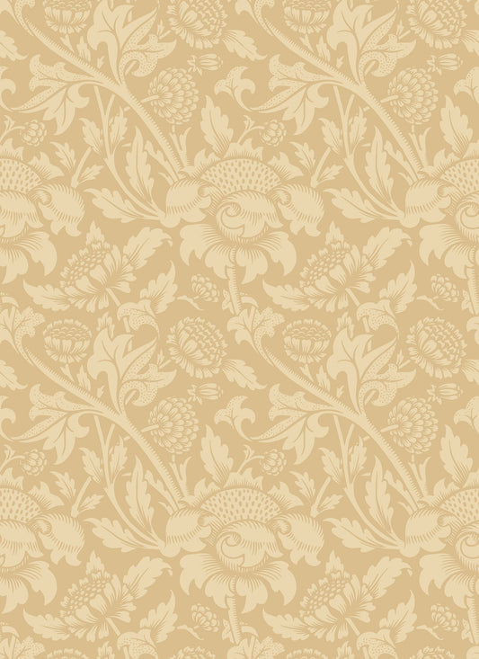 Hoopla Walls Damask Trail Gold