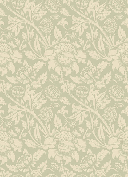 Hoopla Walls Damask Trail Bamboo - Hot Tub Shop