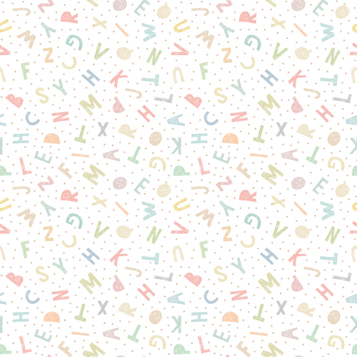 Hoopla Walls Alphabet Jumble Soft Sorbet