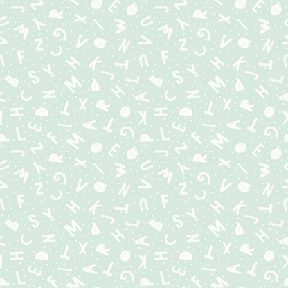 Hoopla Walls Alphabet Jumble Seafoam