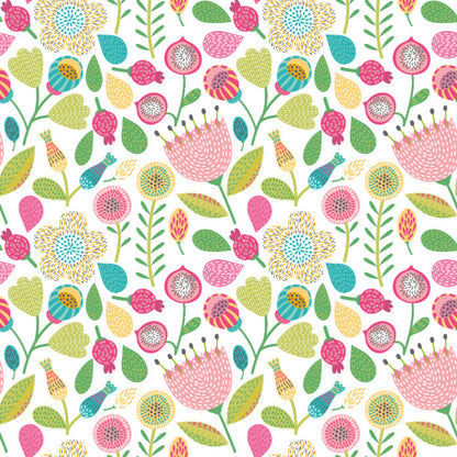 Hoopla Walls Folk Floral Tutti Frutti