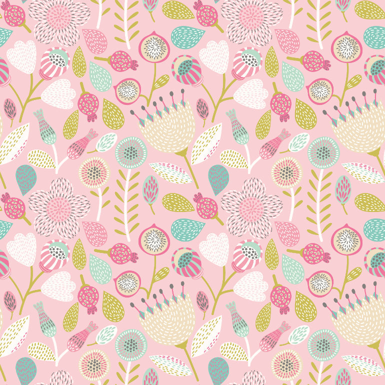 Hoopla Walls Folk Floral Dolly Mixtures