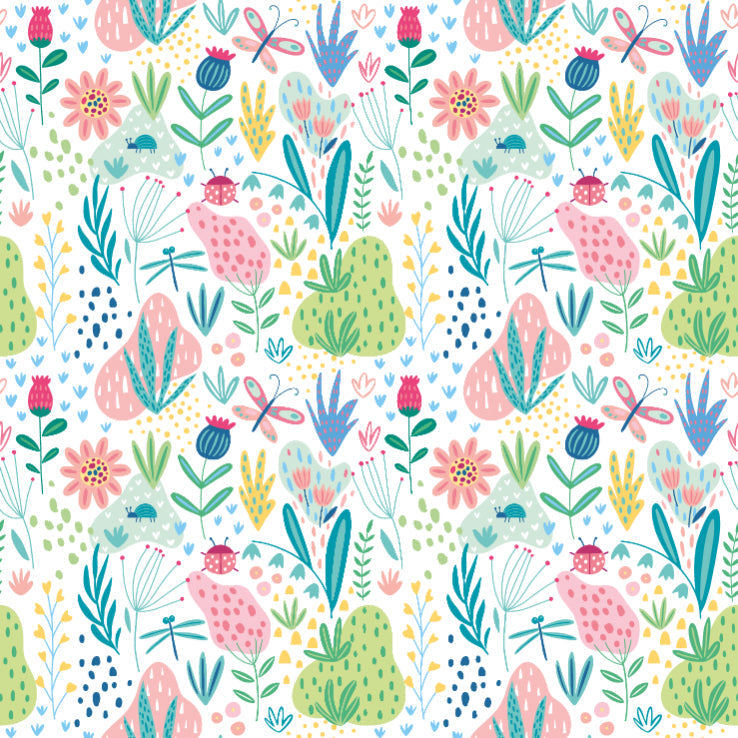 Hoopla Walls Bug Garden Sky Mix