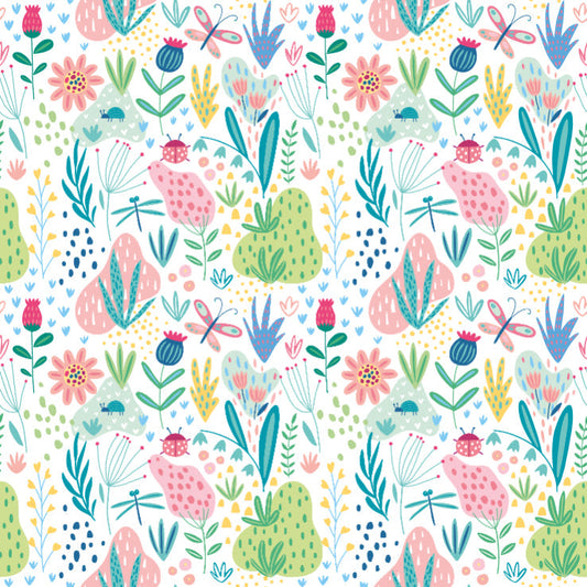 Hoopla Walls Bug Garden Sky Mix