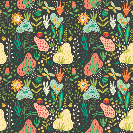 Hoopla Walls Bug Garden Marmalade Twist