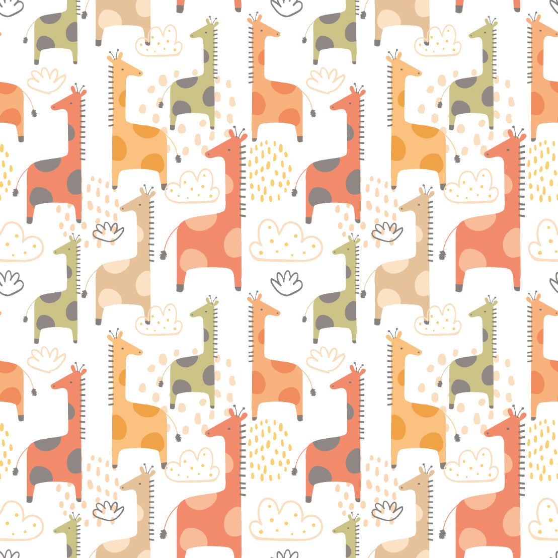 Hoopla Walls Giraffe Friends Ginger Spice