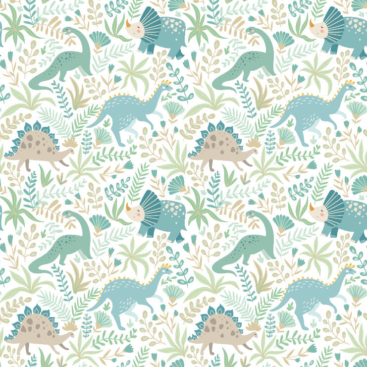 Hoopla Walls Jurassic Party Denim Mix