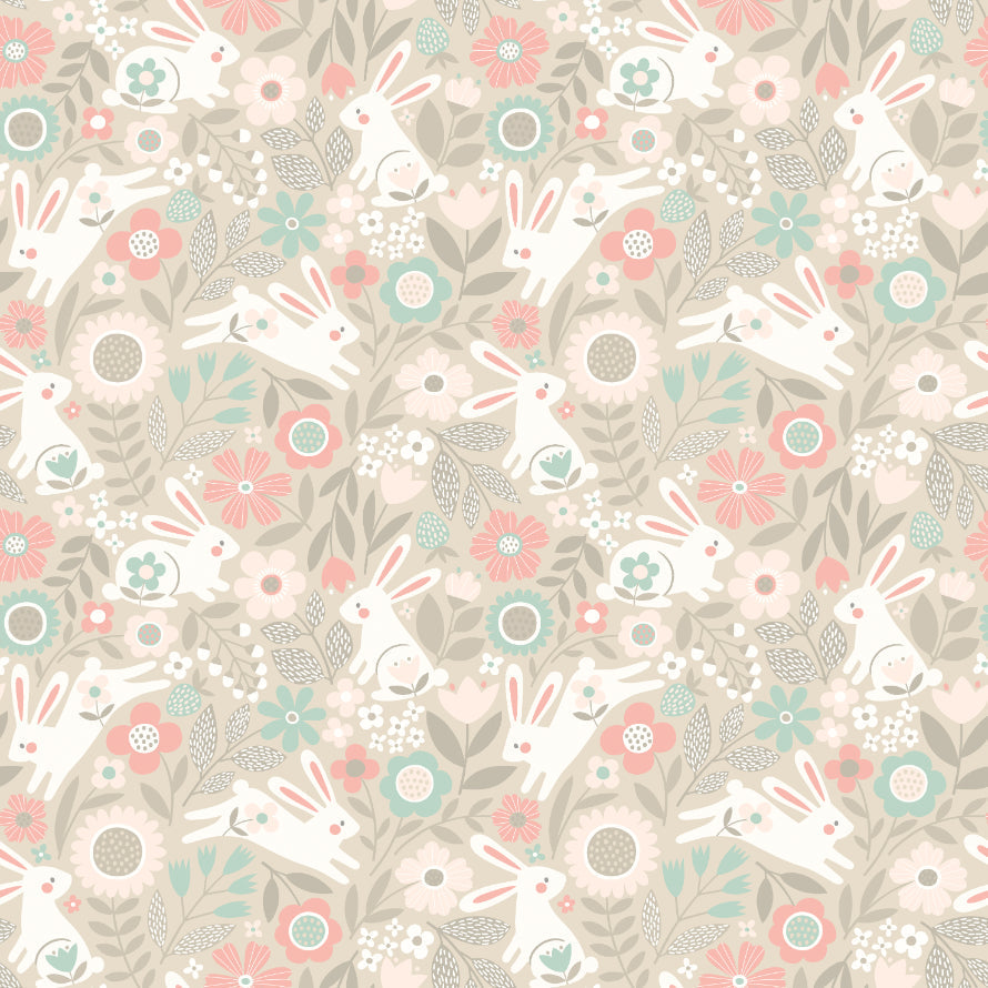 Hoopla Walls Bouncing Bunnies Coconut Mix