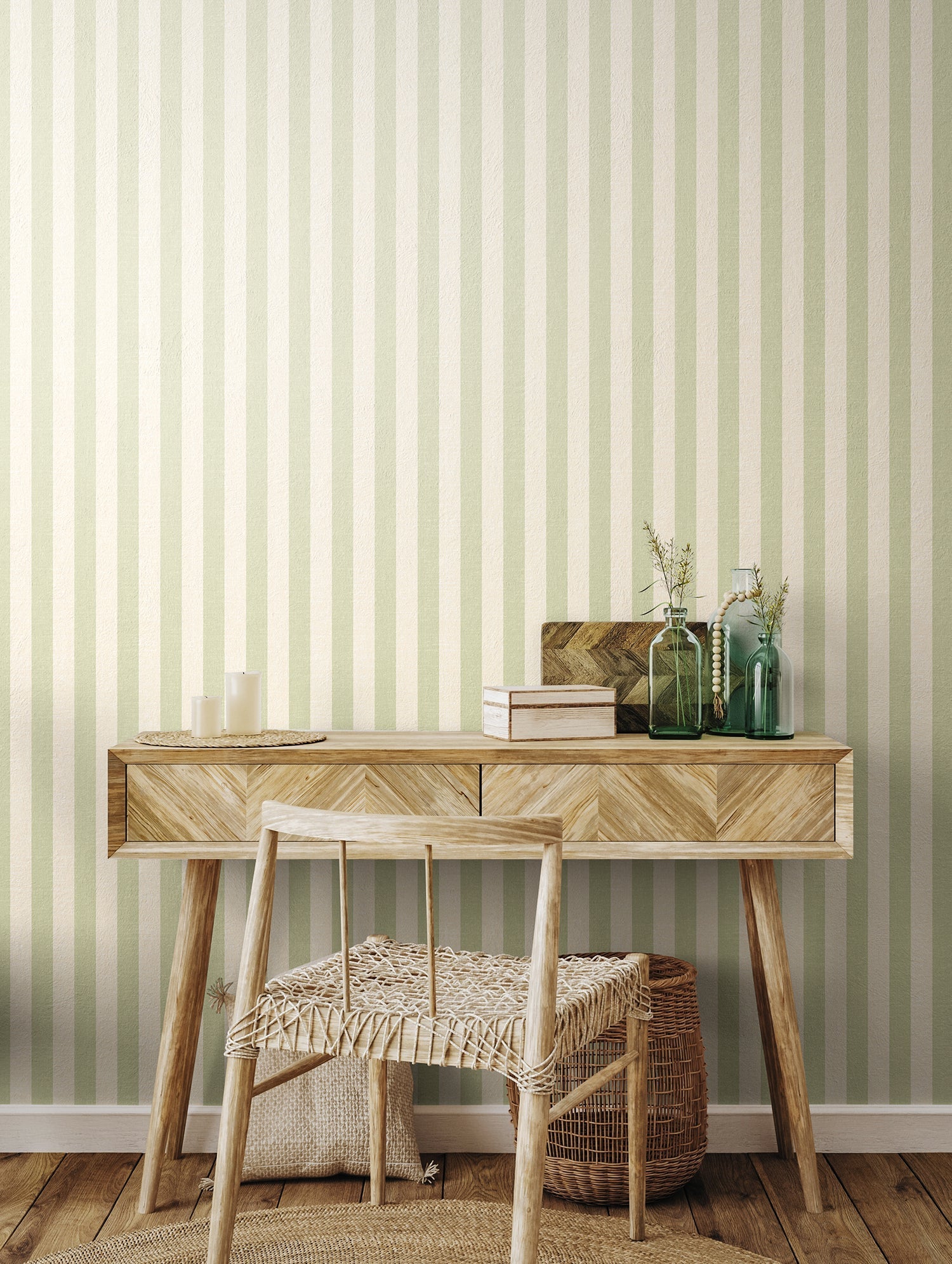 Hoopla Walls Shadow Stripe Linen - Hot Tub Shop