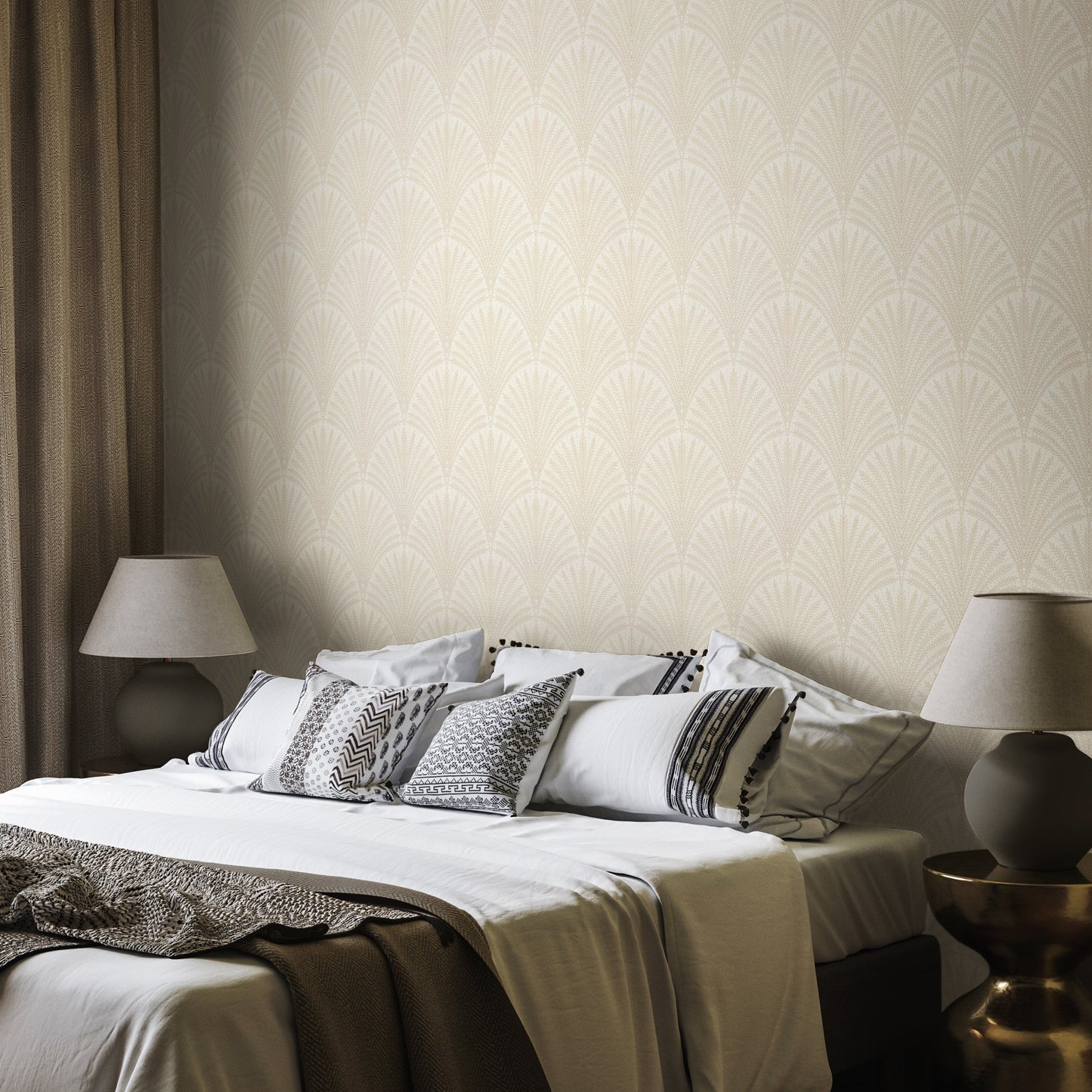 Hoopla Walls Leaf Fan Chalk