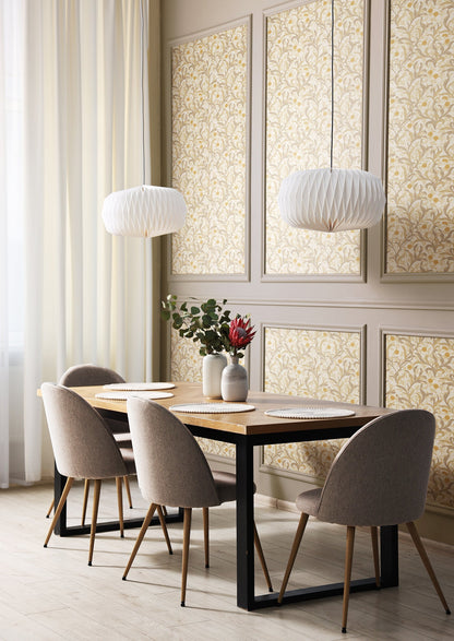 Hoopla Walls Floral Trail Stone