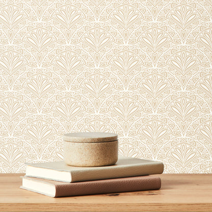 Hoopla Walls Ditsy Deco Fan Linen - Hot Tub Shop