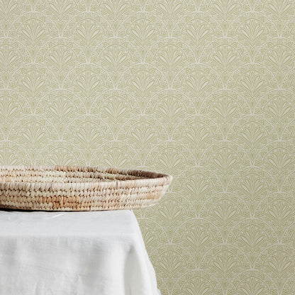 Hoopla Walls Ditsy Deco Fan Sage