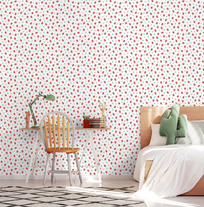 Hoopla Walls Strawberry Sprinkles Scarlet