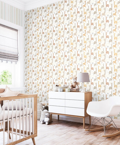 Hoopla Walls Giraffe Friends Marshmallow