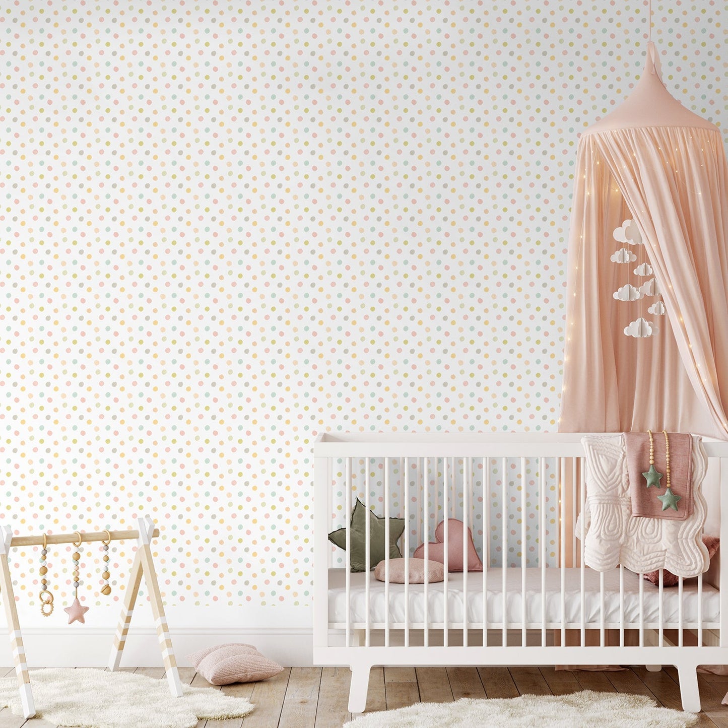 Hoopla Walls Dotty Pastel Riot