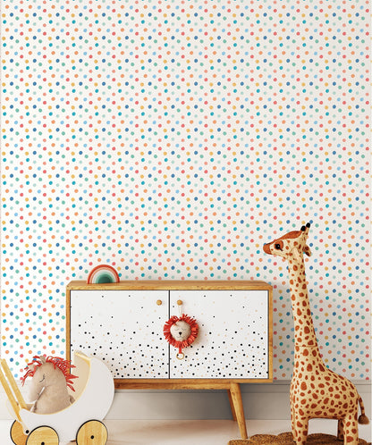 Hoopla Walls Dotty Teal Mix