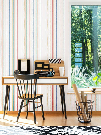 Hoopla Walls Stripey Royal Mix - Hot Tub Shop