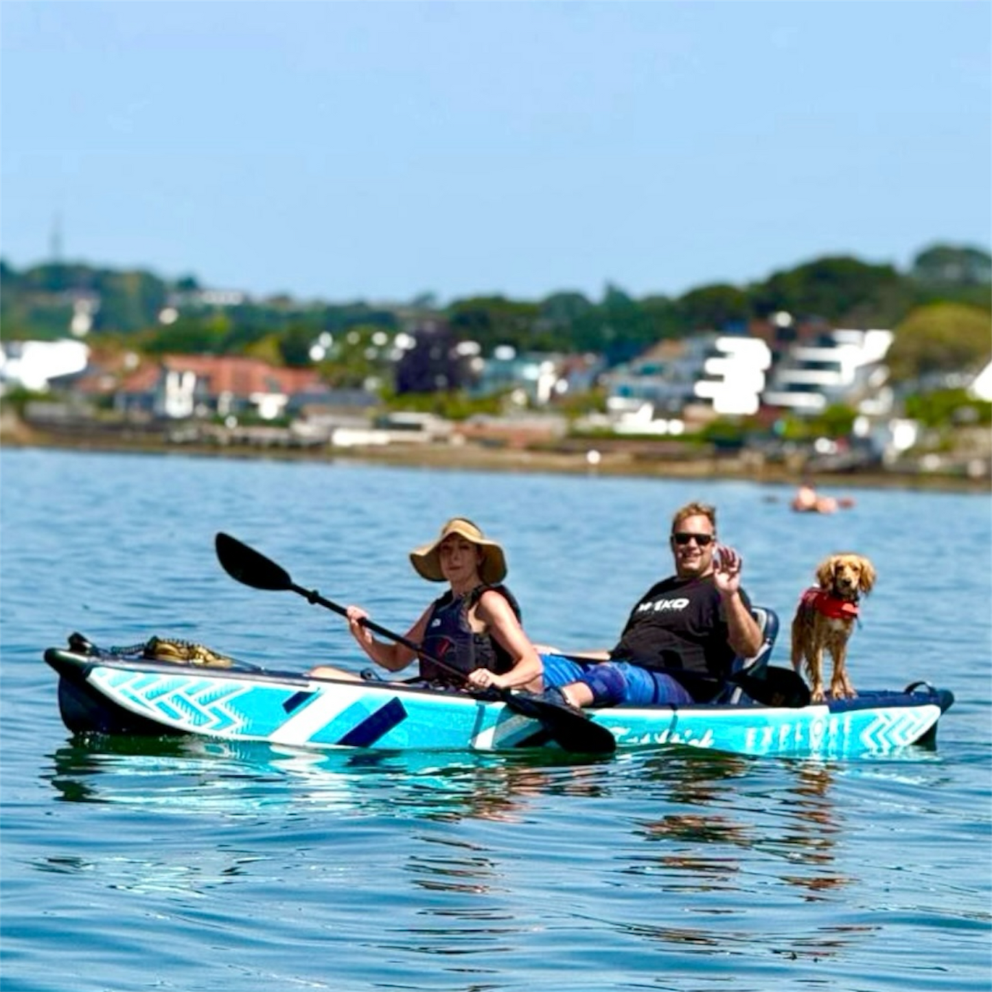 Inflatable 1 & 2 Person Drop Stitch Kayak Package | Canoe | iKayak - Hot Tub Shop