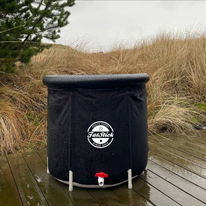 FatStick Recovery Ice Bath | Cold Water Therapy & Recovery Plunge Tub | Round/Oval - Hot Tub Shop