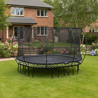 Springfree 11ft Square Outdoor Trampoline With Safety Net - Hot Tub Shop